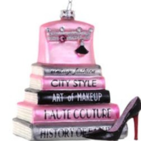 Cody Foster Couture Fashion Books Ornament w/Heel - NWT - Picture 3 of 4
